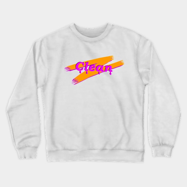 Splotch Clean Crewneck Sweatshirt by SlideClean